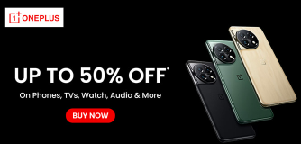 Get Up To 50% OFF On OnePlus Phones & Accessories