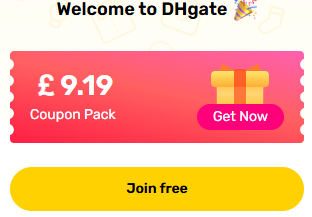 DHgate New User Voucher - £9.19 OFF On Your First Order
