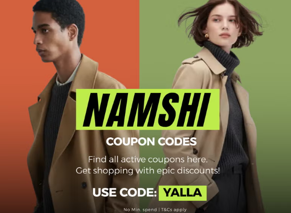 100% Working Namshi Coupon Code UAE - Grasp 20% Cashback On Your Shopping