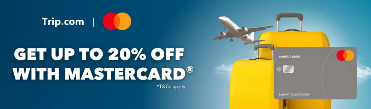 Exclusive Trip.com MasterCard Promo Code - Enjoy 20% OFF On Your Bookings