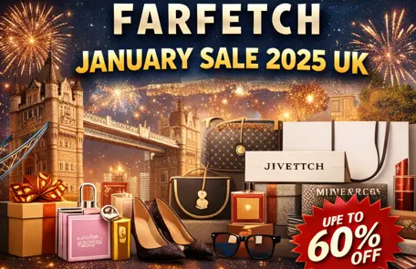 Farfetch January Sale 2026 UK showcasing designer clothing, accessories, and luxury fashion discounts