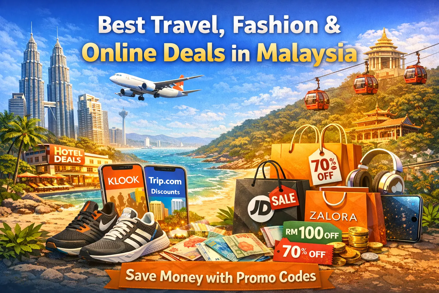 Best travel, fashion and online deals in Malaysia with promo codes and discounts in 2026
