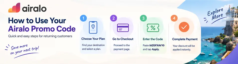 How to use Airalo promo code for returning customers