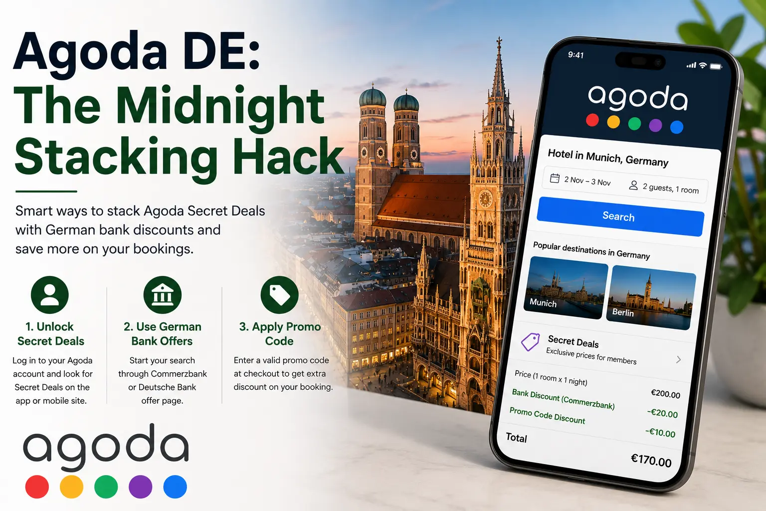 The Midnight Stacking Hack: How to Combine Agoda Germany Secret Deals with Commerzbank Vouchers