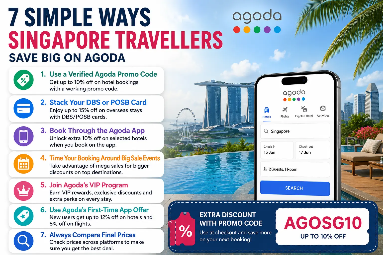 Agoda Promo Code Singapore: 7 Smart Ways  to Save Big on Your Next Hotel Booking