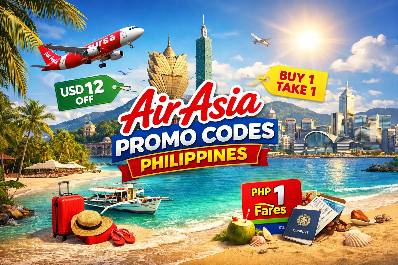 AirAsia Philippines Promo Code: Piso Sale, Buy 1 Take 1, MOVE App Codes and Every Deal That Actually Works
