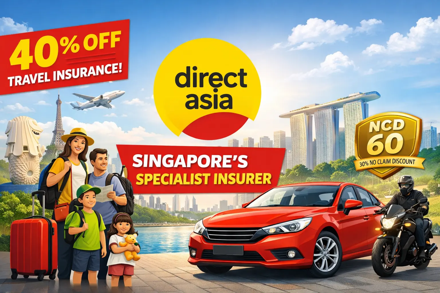 Direct Asia Singapore: The Honest Guide to Travel Insurance, Car Insurance, Motorcycle Insurance and Every Promo Code