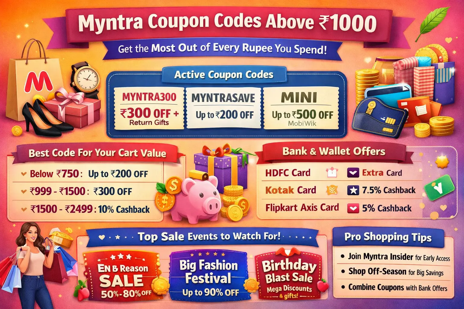 Myntra Coupon Code Above 1000: How to Get the Most Out of Every Rupee You Spend