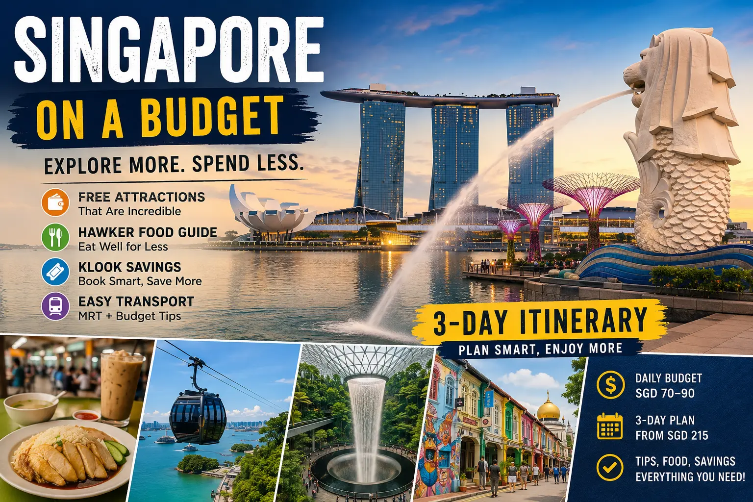 Singapore Budget Trip Guide - How to See Everything Without Overspending