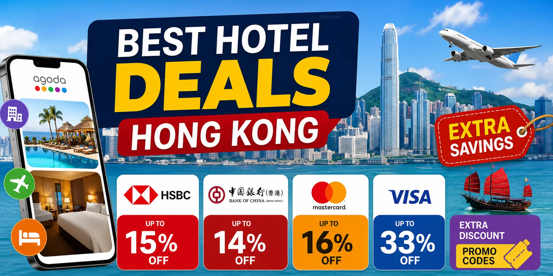 Agoda Hong Kong Promo Code: HSBC 15% Off, BOC Wednesday Deal, Secret Deals and the Complete HK Hotel Discount Guide