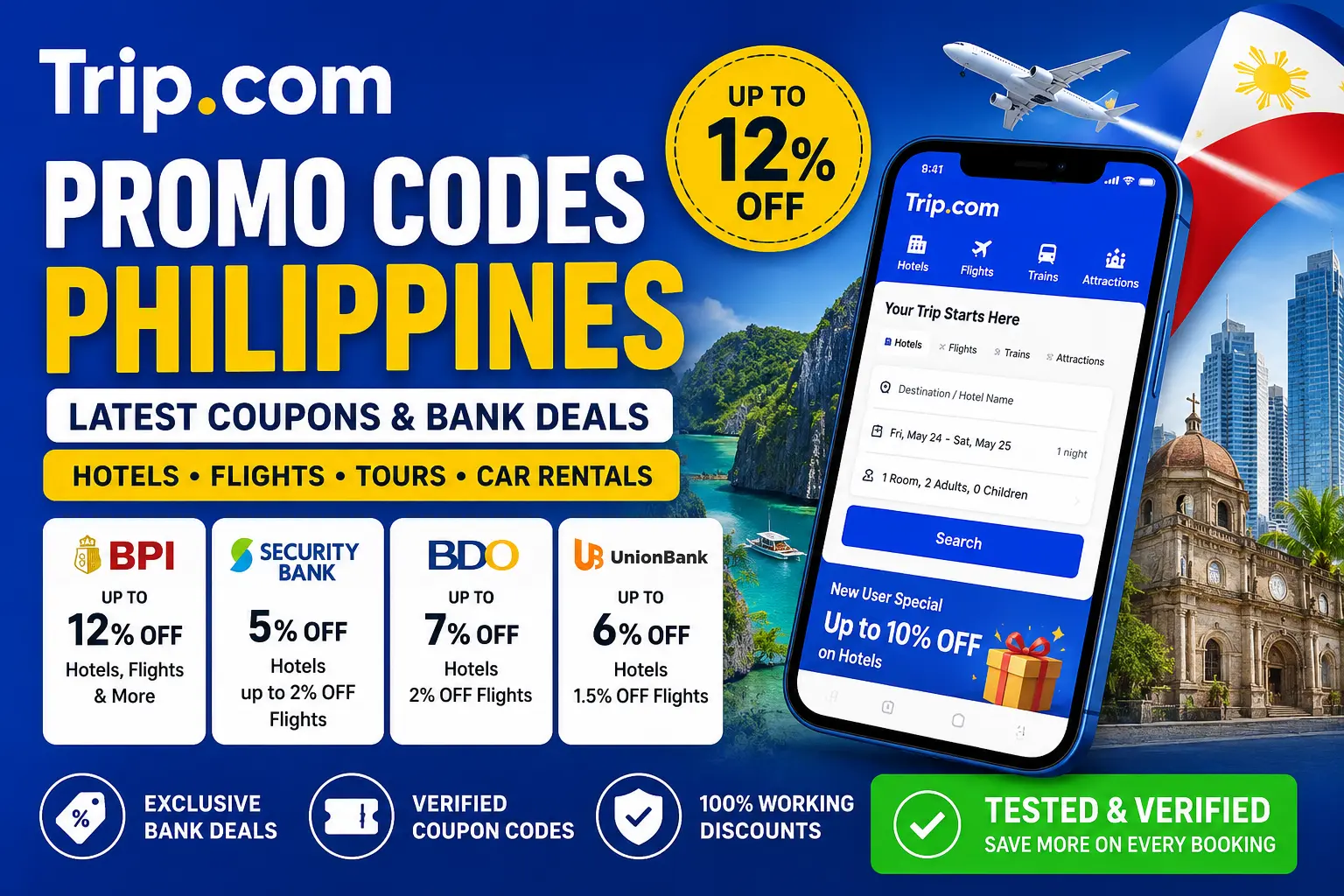 Trip.com Promo Code Philippines - Working Coupons, Card Deals and Vouchers Explained