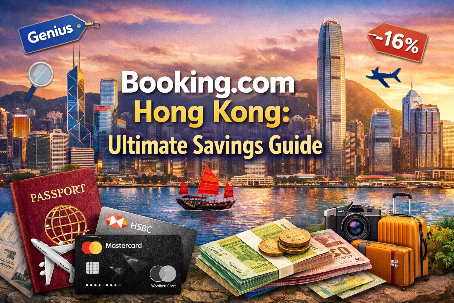 Booking.com Hong Kong Promo Code: HSBC 10%, Mastercard 16%, Genius Discounts and Every HK Deal That Actually Works
