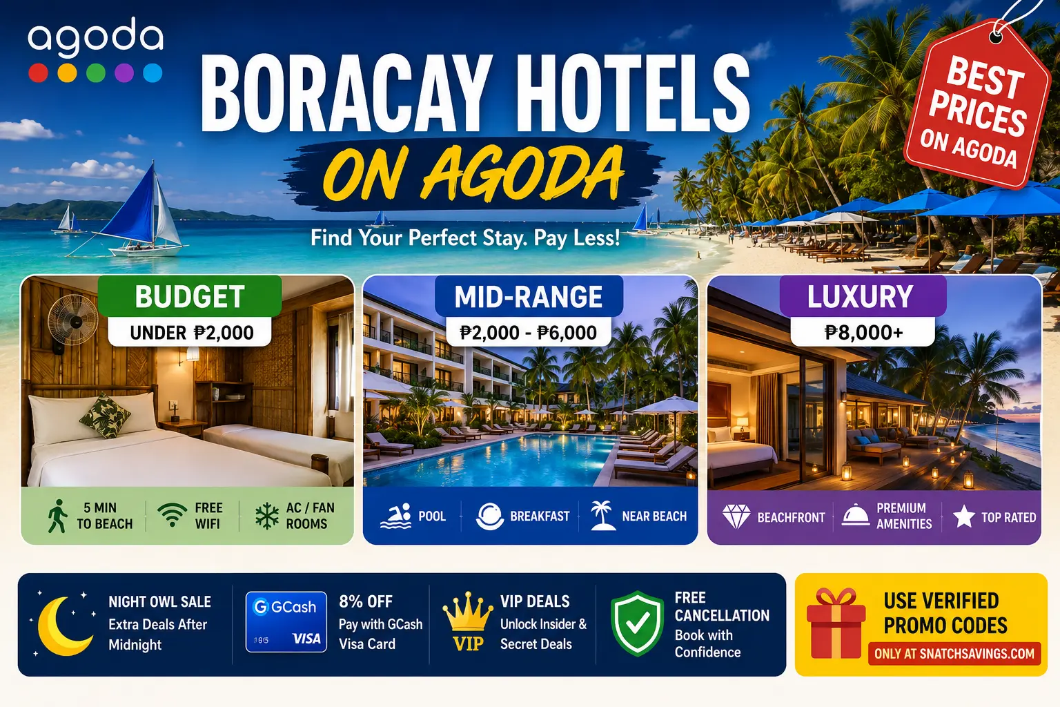 Best Hotels in Boracay on Agoda — Budget, Mid-Range and Luxury Picks