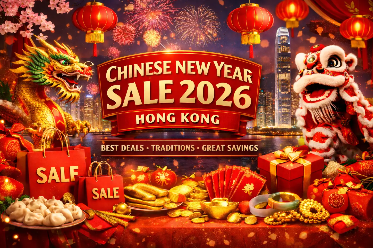 Chinese New Year Sale 2026 - Story Traditions & Best Deals in Hong Kong