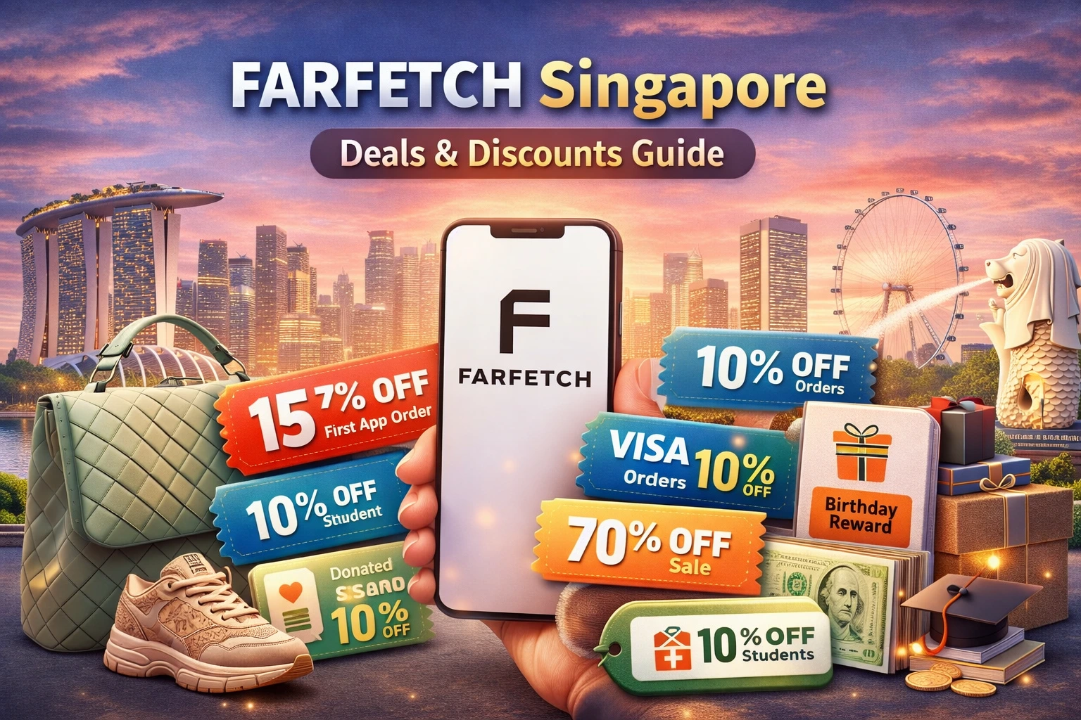 FARFETCH Singapore Promo Code: First Order 15% Off, Student Discount, Access Loyalty and Every Saving on farfetch.com/sg