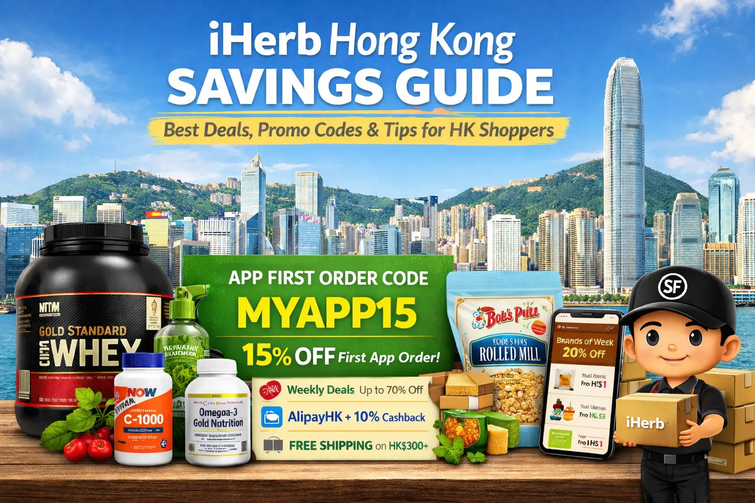 iHerb Hong Kong Promo Code: New User 20% Off, Free Shipping, Weekly Deals and Every Saving Trick HK Shoppers Actually Use