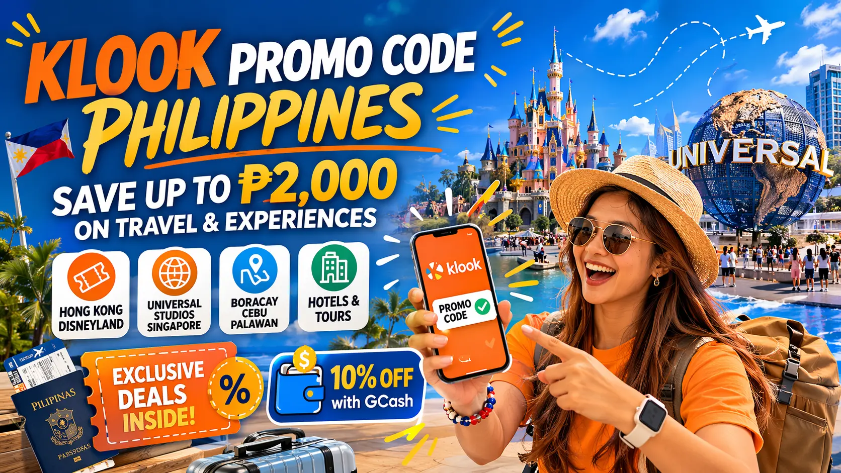 Klook Philippines Promo Code: First Time User 5% Off, GCash 10% Off, HK Disneyland Deals and Everything Filipino Travelers Need to Know
