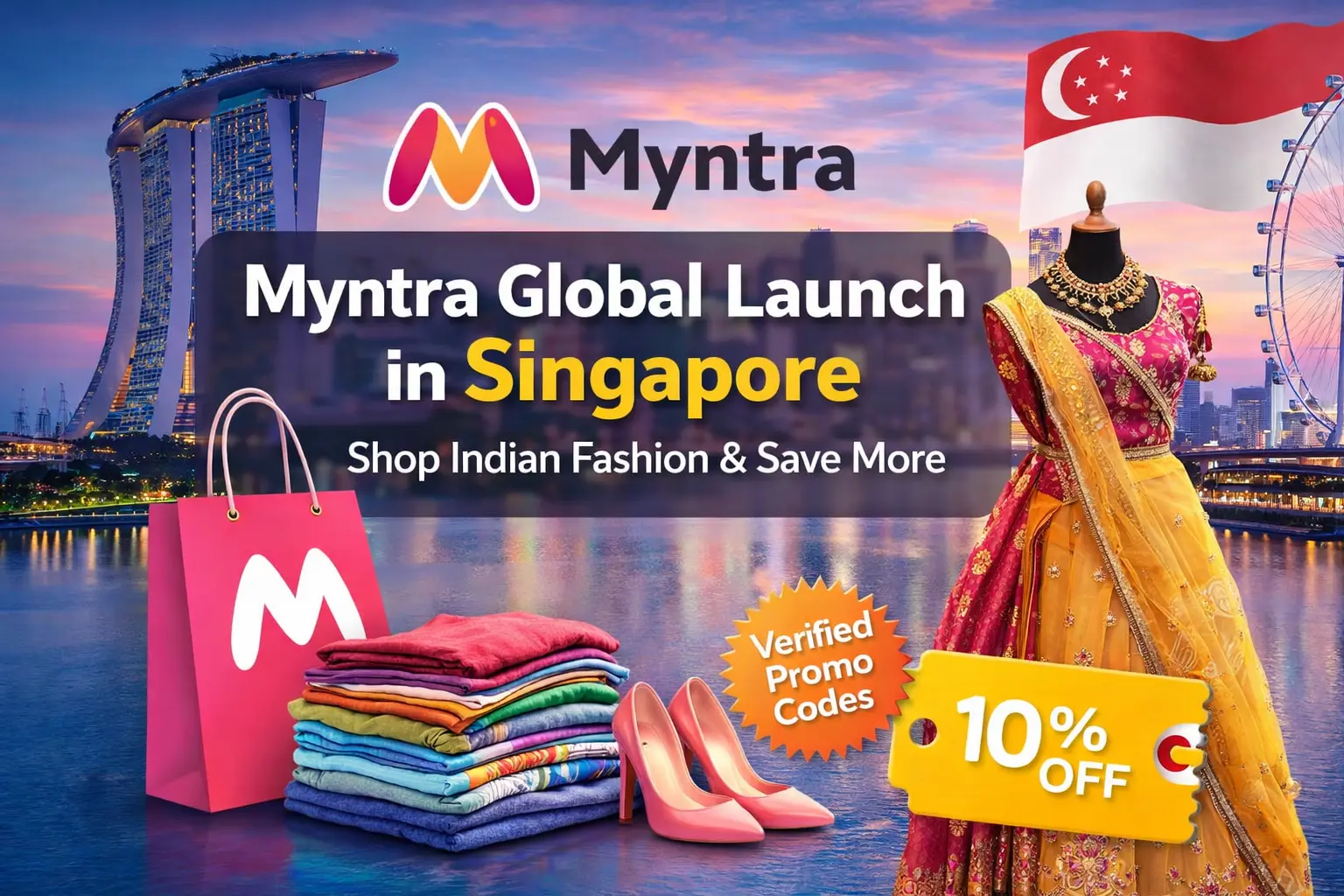 Breaking into Singapore: How Shoppers Can Get the Best Deal on Indian Fashion on Myntra Global