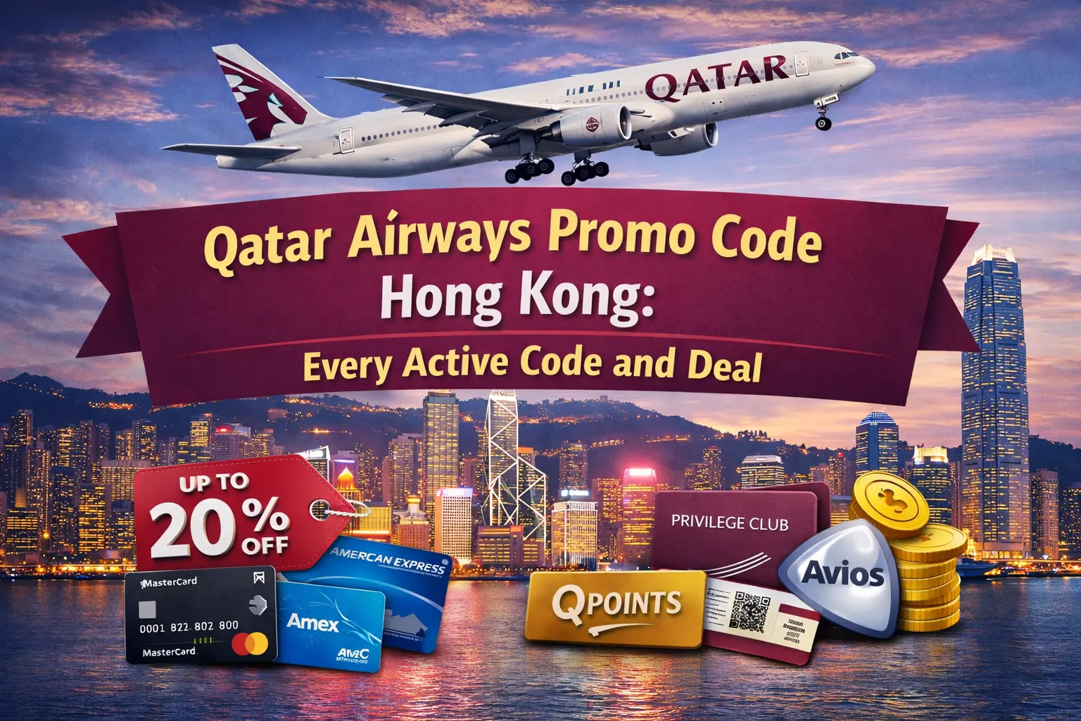 Qatar Airways Promo Code Hong Kong: Every Discount Code, Privilege Club Avios Strategy and HK Flight Deal Decoded