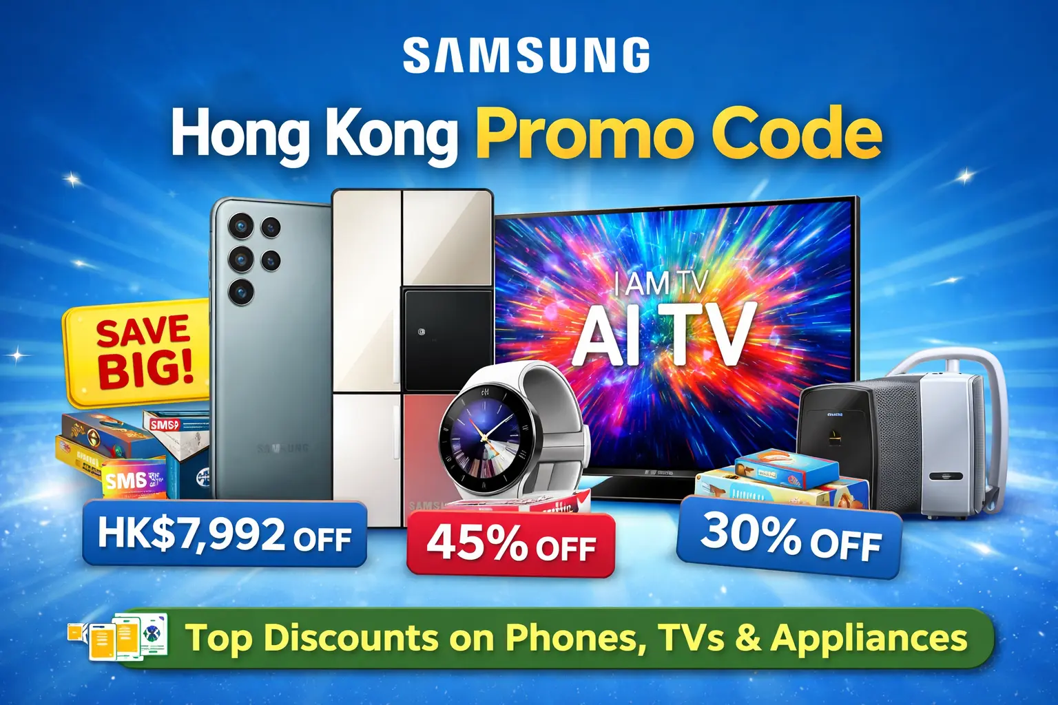 Samsung Hong Kong Promo Code: Stack Every Discount Available & Pay the Least Possible
