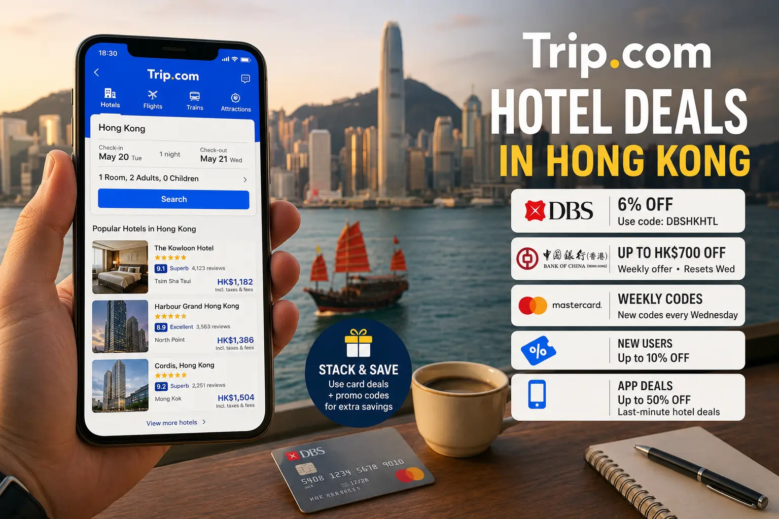 How to Book Cheap Hotels in Hong Kong on Trip.com