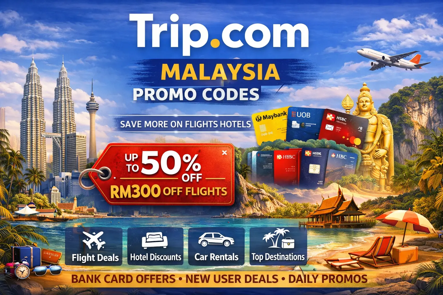 Trip.com Malaysia Promo Code: Maybank, UOB, Visa and Every Discount Malaysian Travelers Are Missing