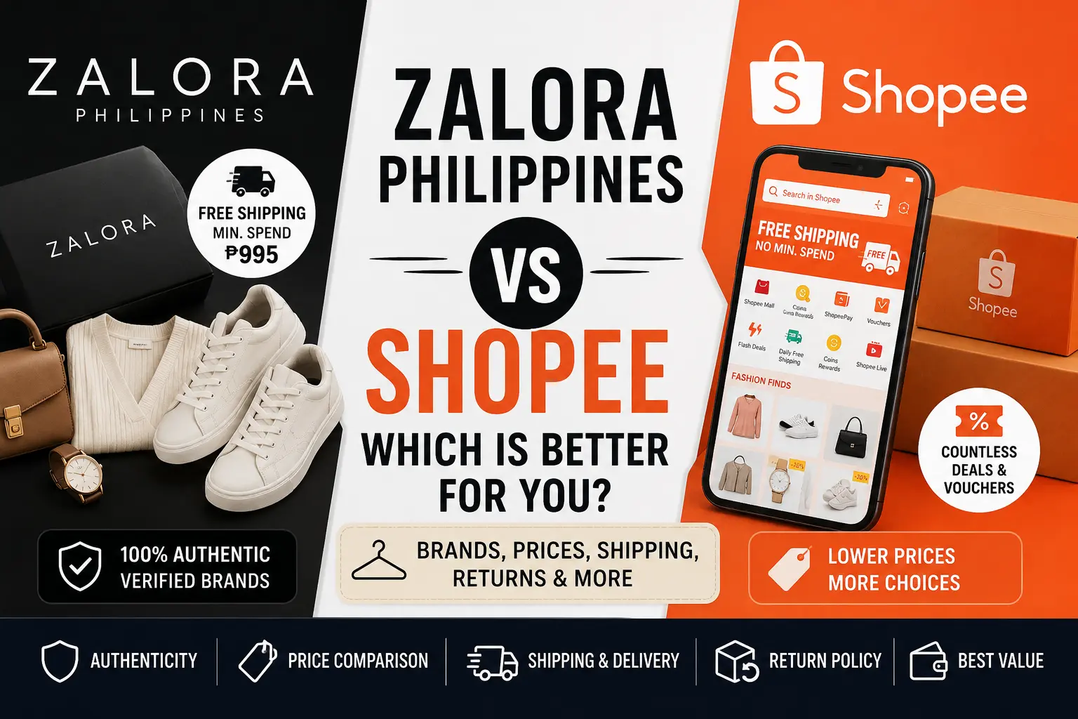 Zalora Philippines vs Shopee — Which Is Better for Fashion Shopping?