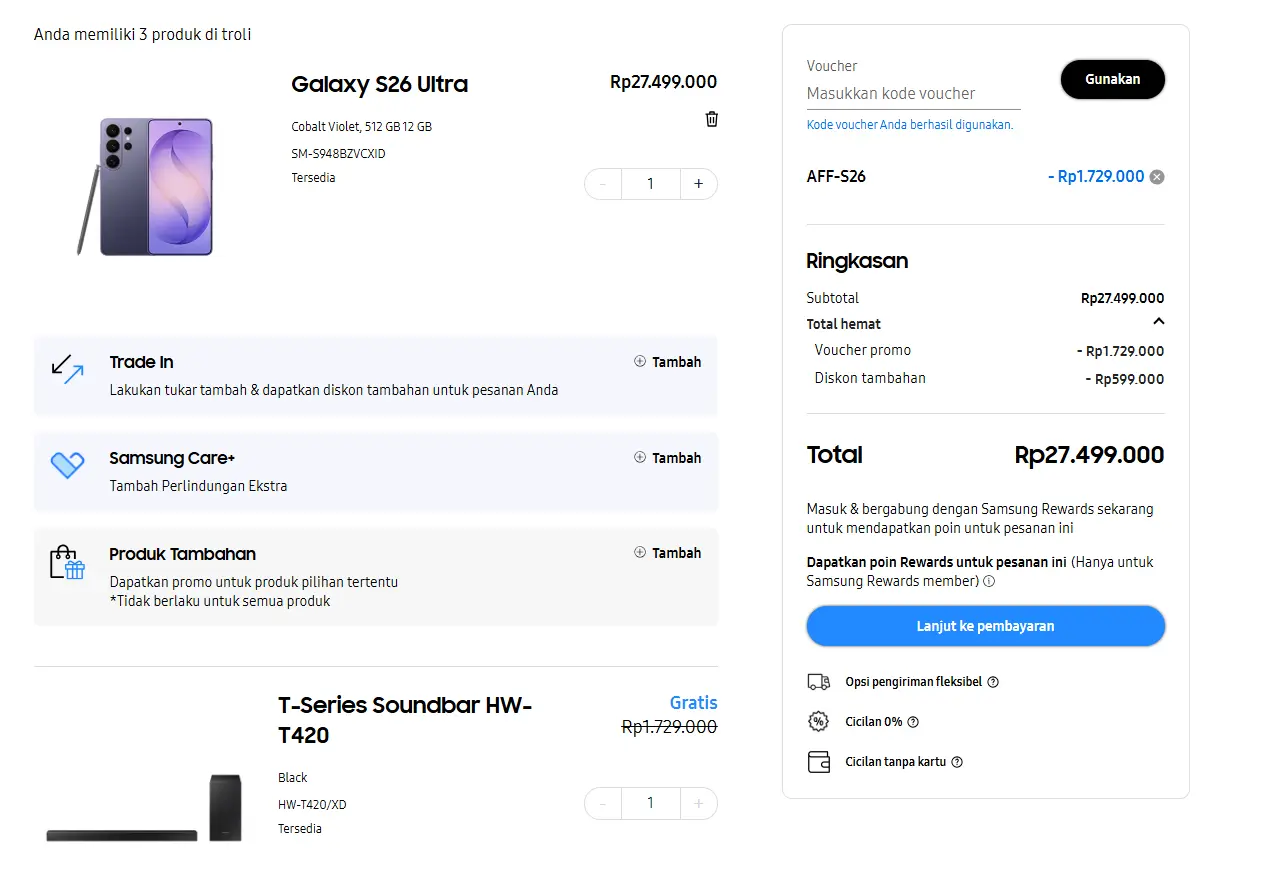 Samsung Indonesia Offer
