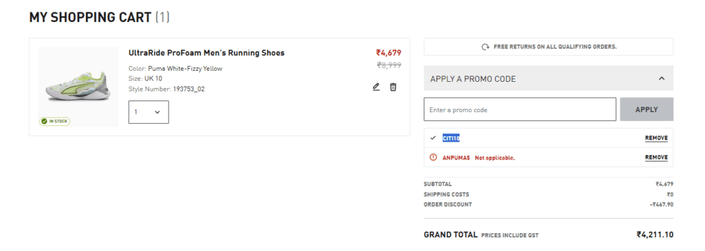 Exclusive Puma India Coupon Codes