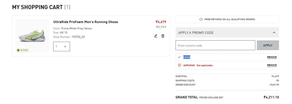 Exclusive Puma India Coupon Codes