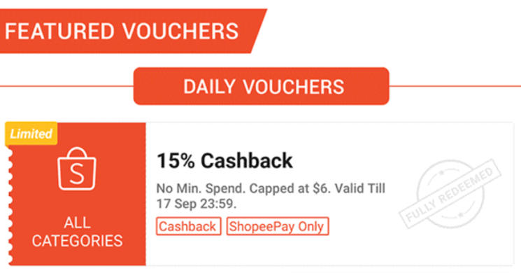 Shopee Daily Vouchers