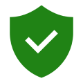 Icon representing spam-free offers