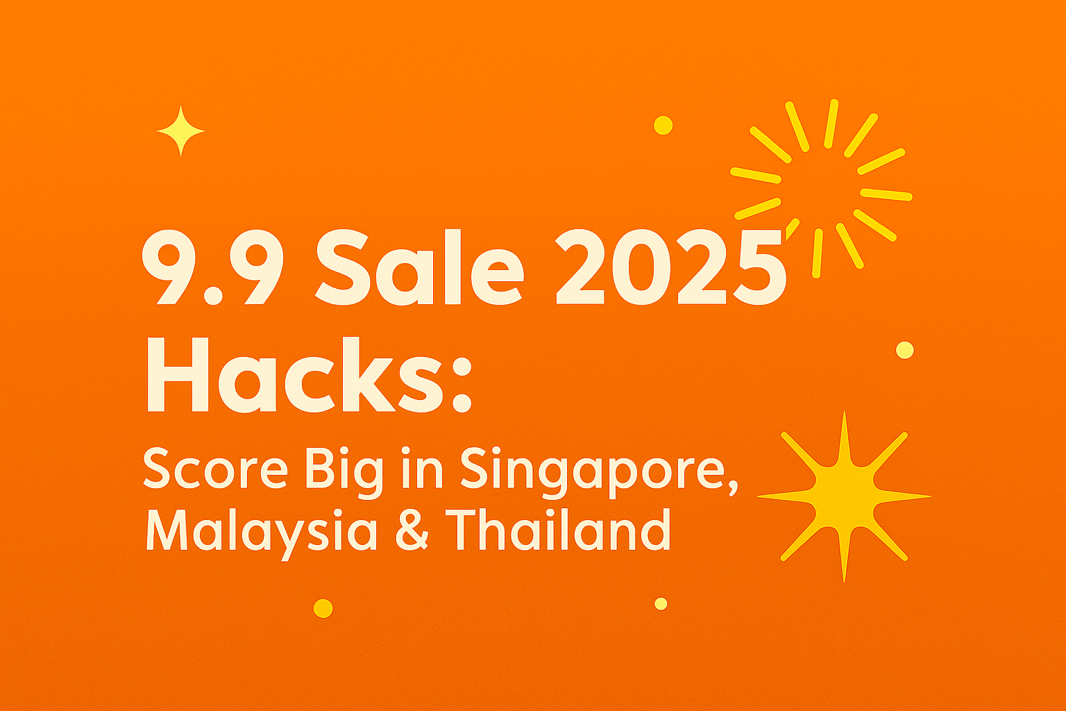 9.9 Sale Hacks 2025